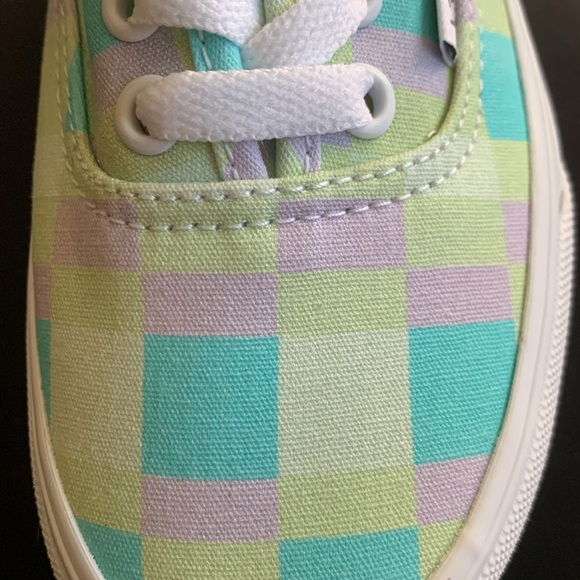 NWOB Vans Authentic Stackform Pastel picnic plaid - Picture 4 of 5